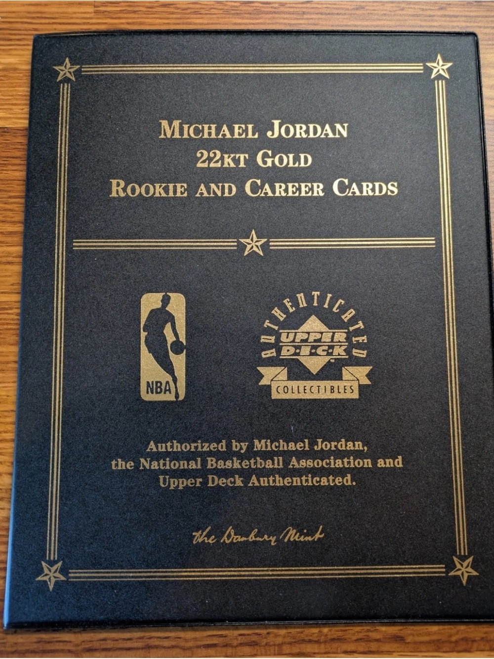 Michael Jordan 22kt Gold Rookie and Career Cards!  Authenticated By Upper Deck